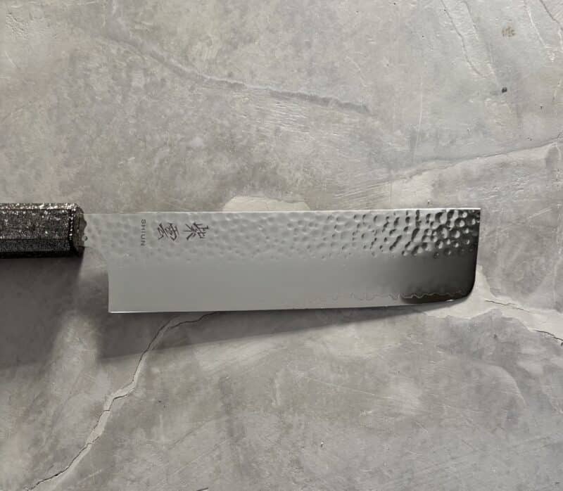 Seki Kanetsugu Shiun Silver Nakiri 175mm VG10 - Billede 3