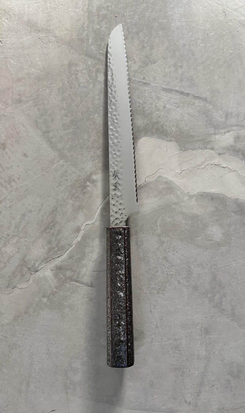 Seki Kanetsugu Shiun Silver Brødkniv 210 mm VG10