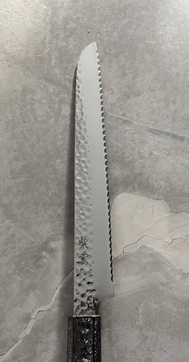 Seki Kanetsugu Shiun Silver Brødkniv 210 mm VG10 - Billede 4