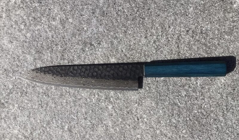 Senshi Kuromaru Gyuto 210mm Damascus - Image 4