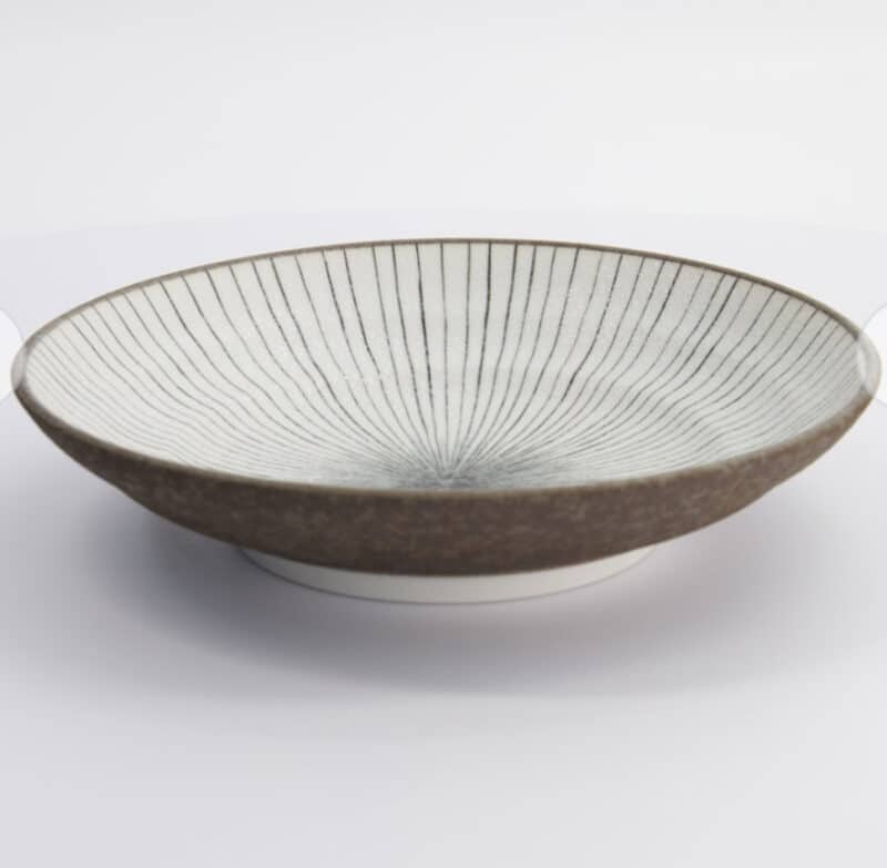 Satomaki Tokusa Dyb Tallerken 23x5cm. Tokyo design studio - Billede 3