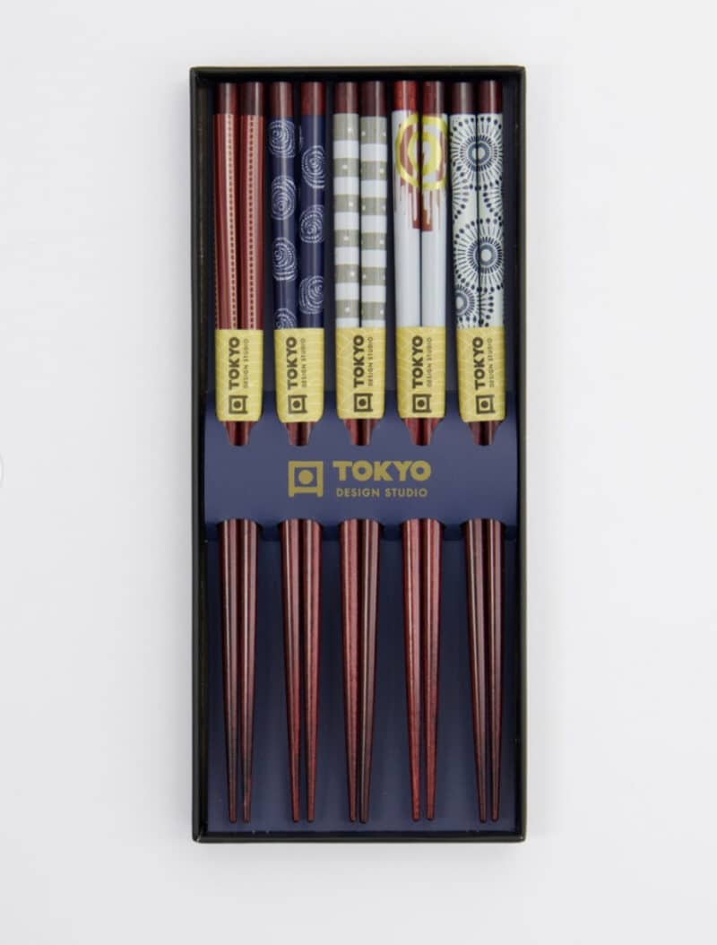 Spisepinde gavesæt 5 stk. Umbrella Tokyo design studio