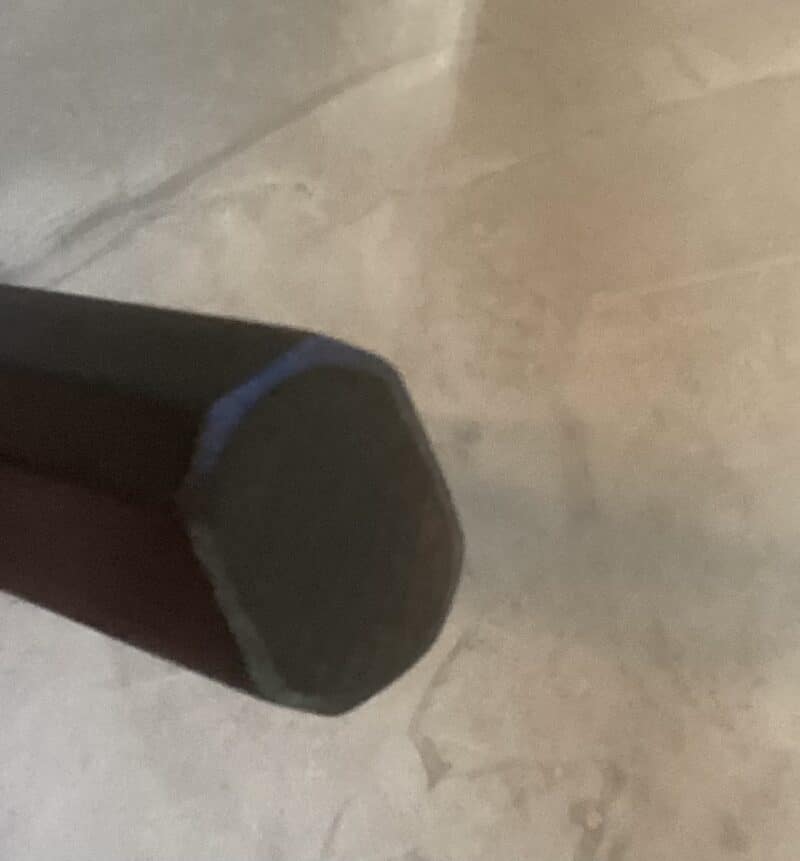 Senshi Kiritsuke 210mm Aogami Super Tsuchime hammered. - Billede 5
